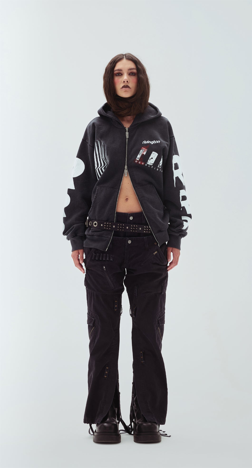 Apocrypha Pious Zip Hoodie - Image 1