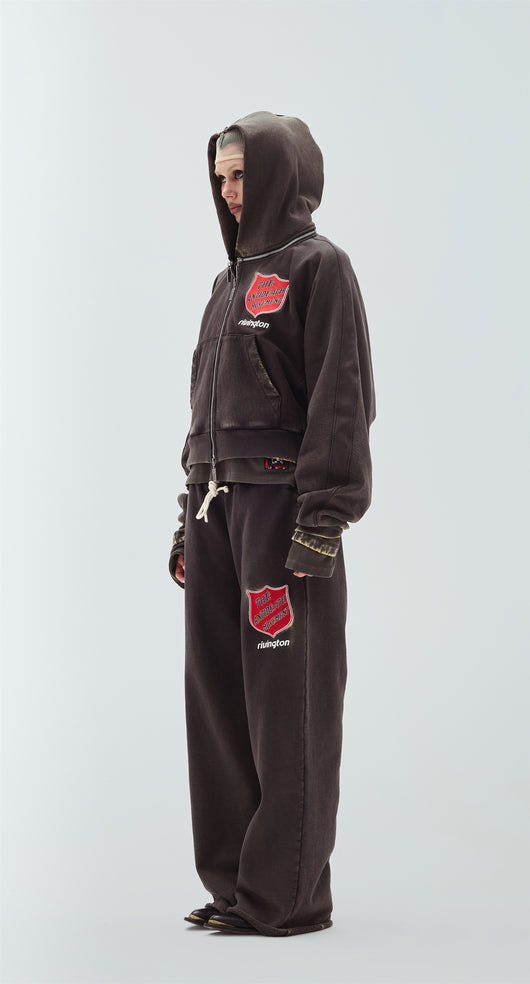 Anti Death Rose Zip Hoodie - Image 3