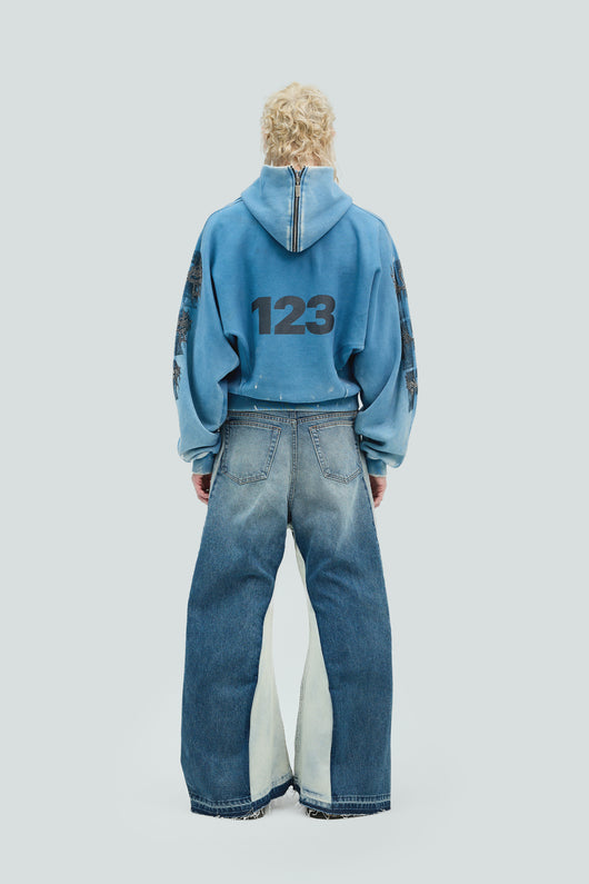 Eyes Wide Open Rose Zip Hoodie - Image 2