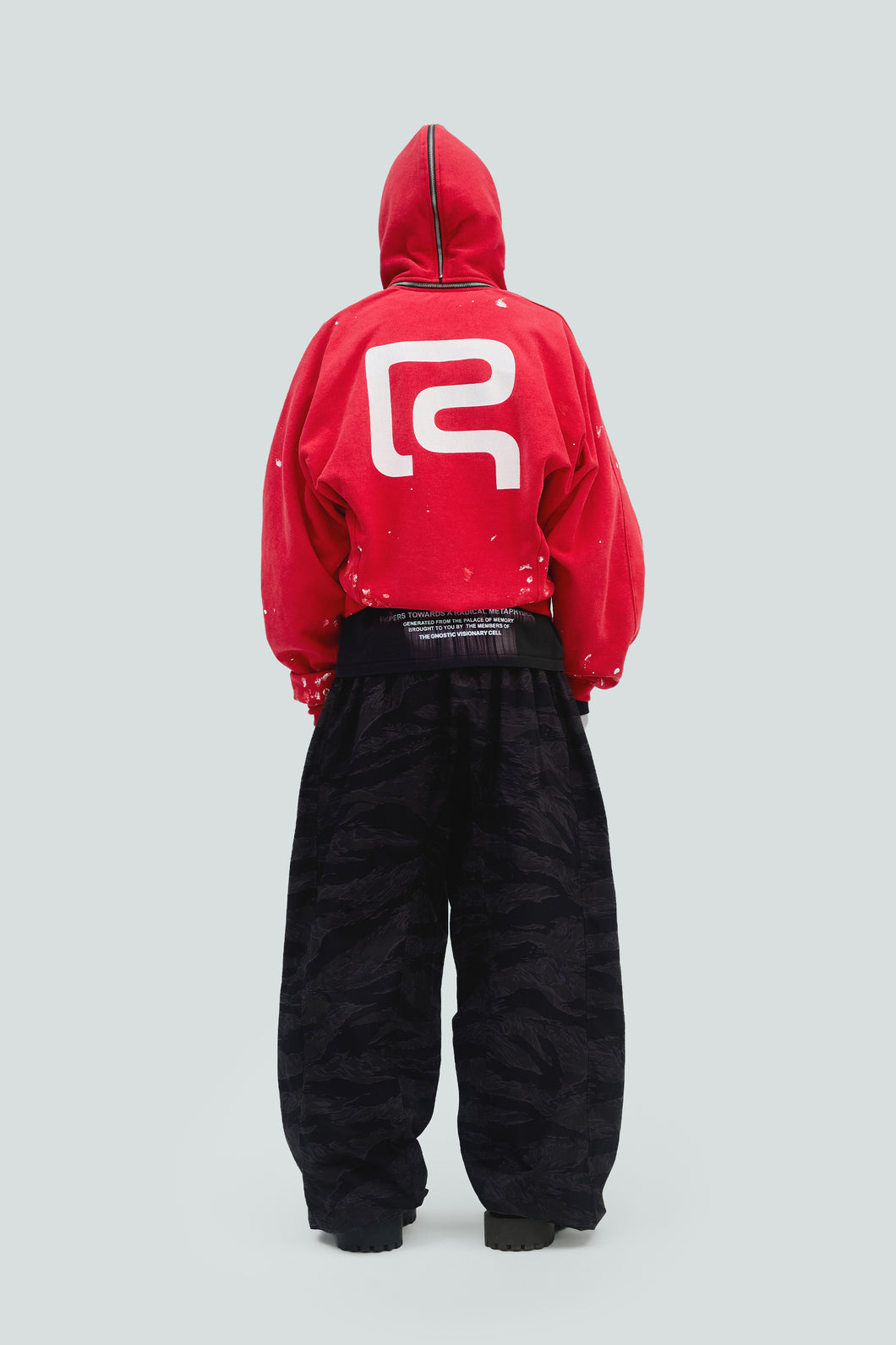 Radical Paper Rose Zip Hoodie - Image 3