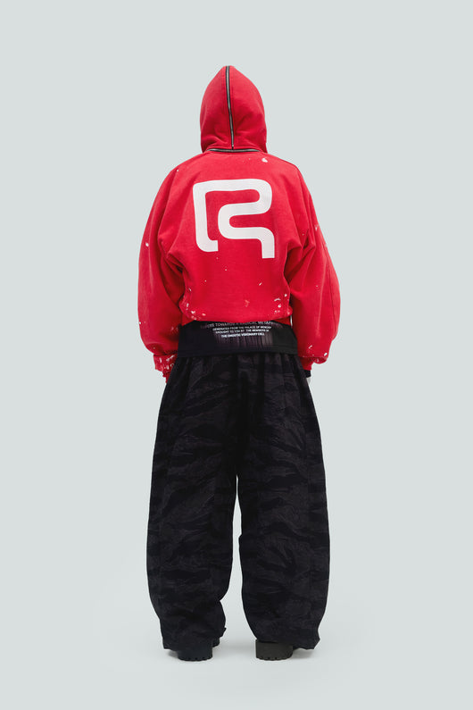 Radical Paper Rose Zip Hoodie - Image 3