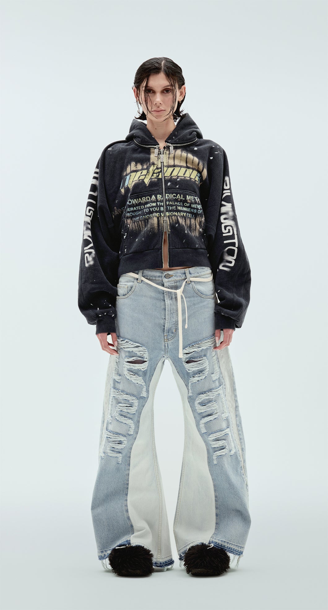 Radical Papers Rose Zip Hoodie - Image 3