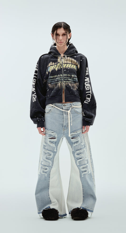 Radical Papers Rose Zip Hoodie - Image 3