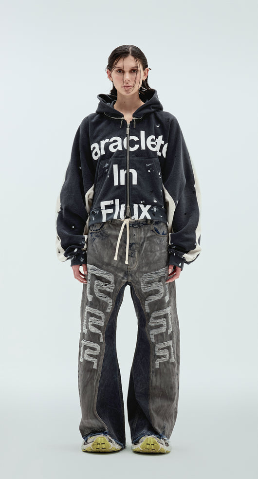 Paraclete In Flux Rose Zip Hoodie - Image 3