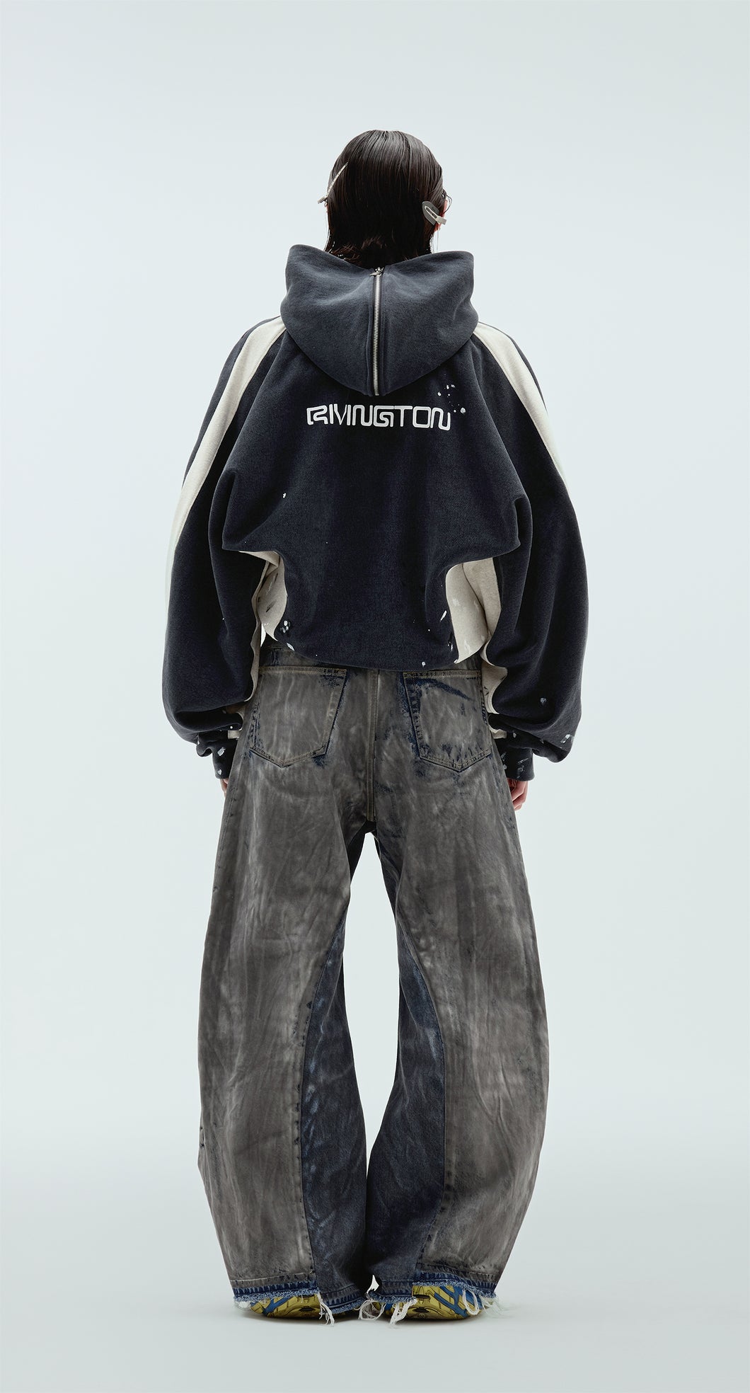 Paraclete In Flux Rose Zip Hoodie - Image 2