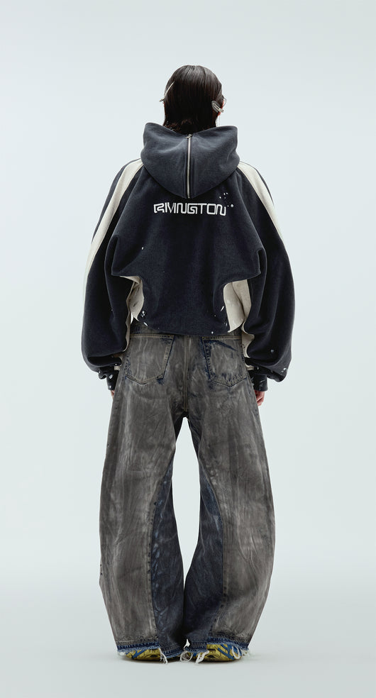 Paraclete In Flux Rose Zip Hoodie - Image 2